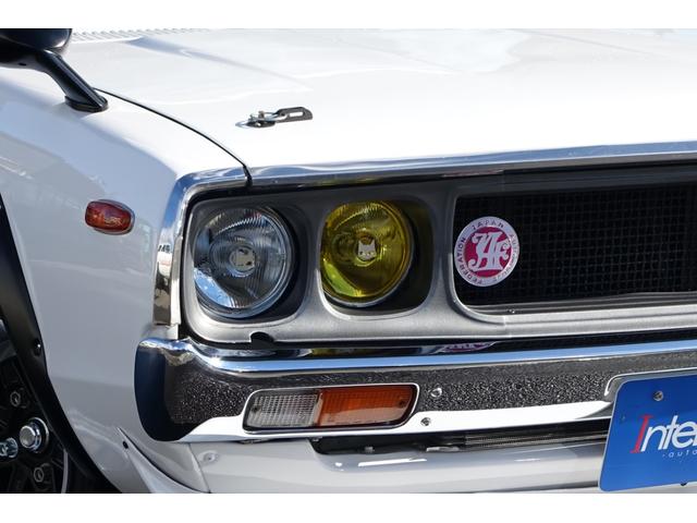 スカイライン 2000GT-X L2.8EGソレックス44タコ足デュアルM 後期型GC111ケンメリ5速マニュアルSSRスピードスター14インチAWクーラーパワステ付きLEDヘッドランプBluetooth接続ナビTV(66枚目)