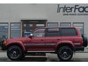 ランドクルーザー８０ ディーゼルターボ後期型ＶＸリミテッド新品ＡＲＢ製バンパー　新品３インチリフトアップ新品インナーブラックヘッドライト新品オレンジコーナーレンズ新品ＬＥＤテールレンズ新品ＢＦグッドリッジオールテレーンタイヤクリムソンオプションビードロック付きデーモン（8枚目）