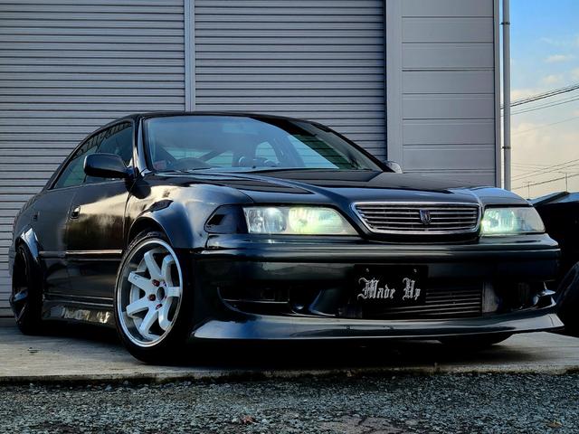 マークII ツアラーＶ　ＬＳＤ／車高調／デフィメーター／クラッチ／ブーストアップ／ブーストコントローラー／タービン／アルミラジエーター／インタークーラー／エアクリーナー／フルバケ／ロールバー／２名乗車／ブリフェン／ＣＰＵ（17枚目）
