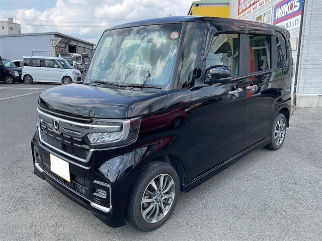 Ｎ－ＢＯＸカスタム Ｌ　４ＷＤ　ワンオーナー　エンジンスターター付き　ブラックカラー　片側電動スライドドア（7枚目）