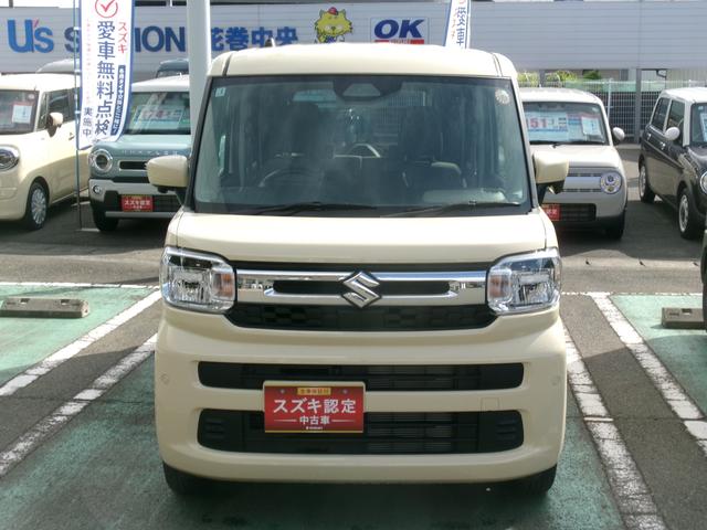 スペーシア ＨＹＢＲＩＤ　Ｇ　４ＷＤ　ＣＶＴ　衝突被害軽減ブレーキ　オートライト　スズキセーフティーサポート　ワンオーナー　４ＷＤ　横滑り防止機能　盗難防止システム（2枚目）