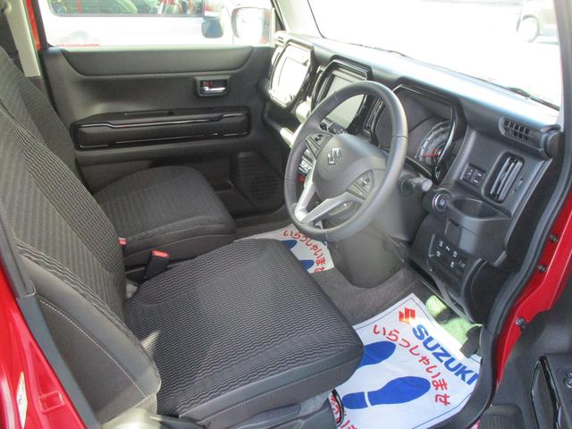 ハスラー ＨＹＢＲＩＤ　Ｘ　３型　４ＷＤ　ＣＶＴ　衝突被害軽減ブレーキ　プッシュスタート　シートヒーター　オートエアコン　４ＷＤ　衝突被害軽減システム　アイドリングストップ　横滑り防止機能　衝突安全ボディ　盗難防止システム（7枚目）