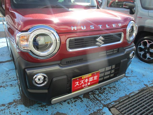 ハスラー ＨＹＢＲＩＤ　Ｘ　３型　４ＷＤ　ＣＶＴ　衝突被害軽減ブレーキ　プッシュスタート　シートヒーター　オートエアコン　４ＷＤ　衝突被害軽減システム　アイドリングストップ　横滑り防止機能　衝突安全ボディ　盗難防止システム（45枚目）