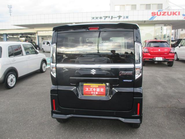 スペーシアカスタム カスタム　ＨＹＢＲＩＤ　ＧＳ　４ＷＤ　衝突被害軽減ブレーキ　純正ナビ　プッシュスタート　シートヒーター　オートエアコン　４ＷＤ　衝突被害軽減システム　アイドリングストップ　横滑り防止機能　衝突安全ボディ　盗難防止システム（6枚目）