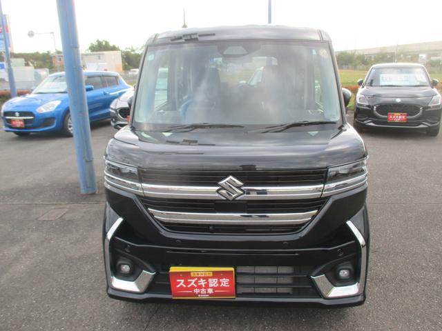 スペーシアカスタム カスタム　ＨＹＢＲＩＤ　ＧＳ　４ＷＤ　衝突被害軽減ブレーキ　純正ナビ　プッシュスタート　シートヒーター　オートエアコン　４ＷＤ　衝突被害軽減システム　アイドリングストップ　横滑り防止機能　衝突安全ボディ　盗難防止システム（67枚目）