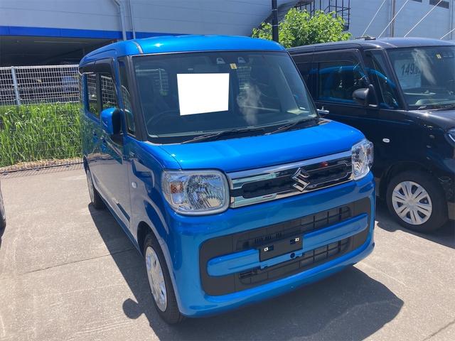 ハイブリッドX 4WD 届け出済み未使用車 両側電動スライドドア クリアランスソナー レーンアシスト 衝突被害軽減システム スマートキー アイドリングストップ 電動格納ミラー シートヒーター ベンチシート CVT(2枚目)