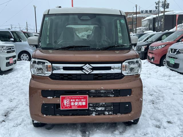 スペーシア ハイブリッドＸ　４ＷＤ　エアコン　パワーステアリング　パワーウィンドウ　盗難防止システム　衝突安全ボディ　衝突被害軽減システム　クリアランスソナー（4枚目）