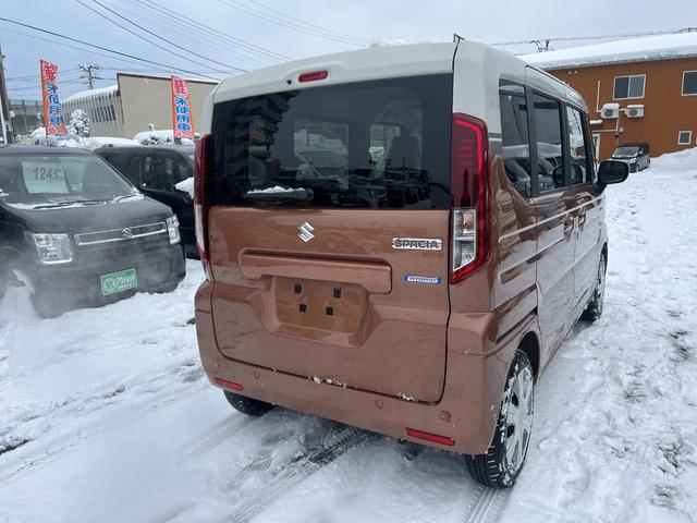 スペーシア ハイブリッドＸ　４ＷＤ　エアコン　パワーステアリング　パワーウィンドウ　盗難防止システム　衝突安全ボディ　衝突被害軽減システム　クリアランスソナー（10枚目）