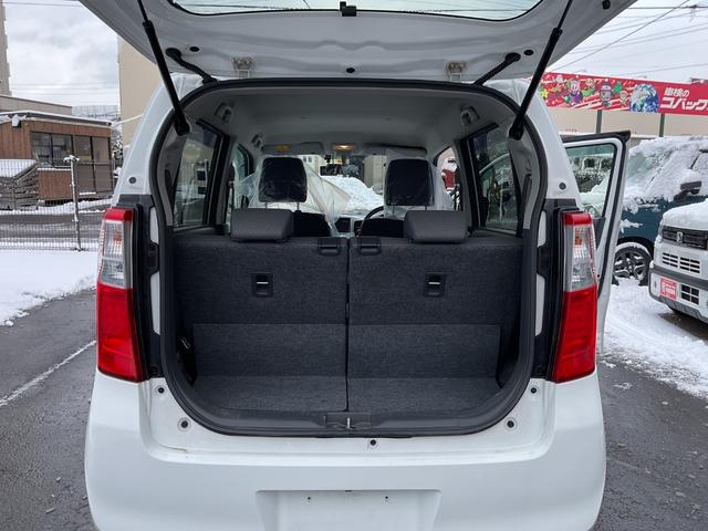 ワゴンＲ ＦＸ　４ＷＤ　キーレスキー　アイドリングストップ　衝突安全ボディ　盗難防止システム　シートヒーター　ディスプレーオーディオ　ベンチシート　フルフラット（17枚目）