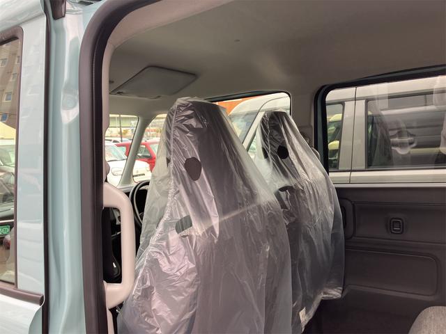 スペーシア ハイブリッドＧ　届け出済み未使用車　両側スライドドア　クリアランスソナー　レーンアシスト　衝突被害軽減システム　ＬＥＤヘッドランプ　スマートキー　アイドリングストップ　電動格納ミラー　シートヒーター　ベンチシート（27枚目）