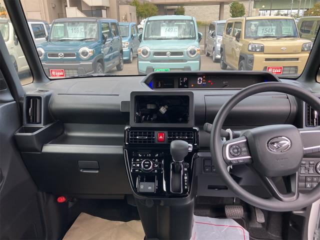 タント Ｘ　４ＷＤ　届け出済み未使用車　両側電動スライドドア　クリアランスソナー　レーンアシスト　衝突被害軽減システム　オートライト　ＬＥＤヘッドランプ　スマートキー　アイドリングストップ　電動格納ミラー（8枚目）