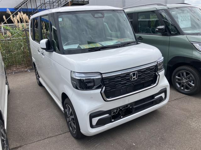 Ｎ－ＢＯＸカスタム ベースグレード　４ＷＤ　届け出済み未使用車　バックカメラ　サイドカメラ　両側スライド・片側電動　クリアランスソナー　オートクルーズコントロール　レーンアシスト　衝突被害軽減システム　オートライト　ＬＥＤヘッドランプ（13枚目）