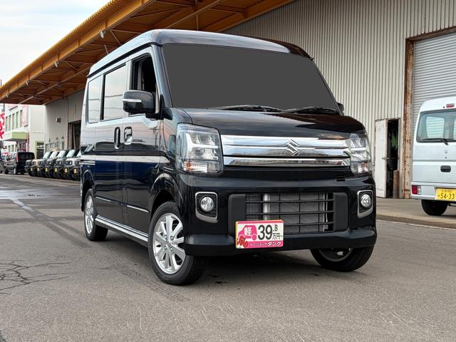 エブリイワゴン ＰＺターボ　届出済未使用車　４ＷＤ　ＣＶＴ　両側スライド片側電動ドア　電動格納ミラー　シートヒーター　ＵＳＢ電源ソケット　スペアキー（3枚目）