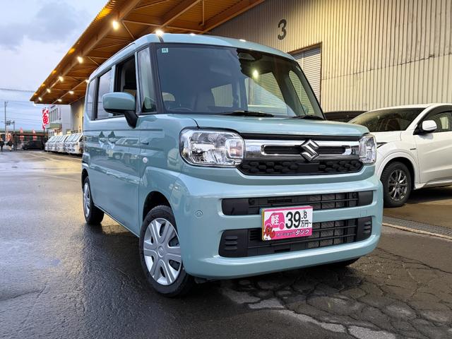 スペーシア ハイブリッドＧ　チヨイ乗車　４ＷＤ　ＣＶＴ　両側スライドドア　ＬＥＤヘッドライト　シートヒーター　スペアキー　プッシュスタート（3枚目）