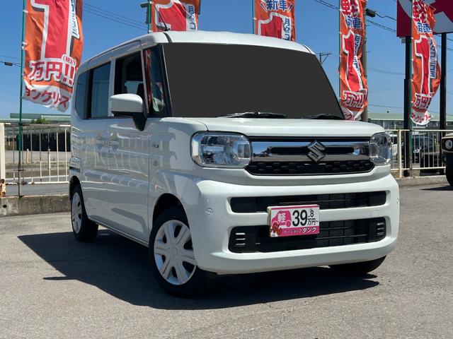 スペーシア ハイブリッドＧ　チヨイ乗車　４ＷＤ　ＣＶＴ　両側スライドドア　ＬＥＤヘッドライト　シートヒーター　スペアキー　プッシュスタート（3枚目）