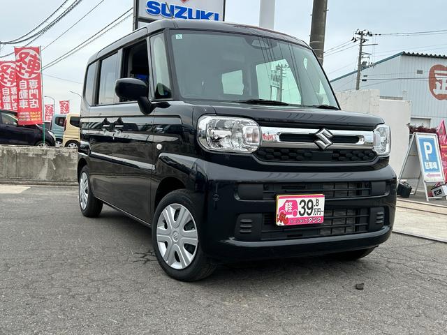 スペーシア ハイブリッドＧ　チヨイ乗車　４ＷＤ　ＣＶＴ　両側スライドドア　ＬＥＤヘッドライト　シートヒーター　スペアキー　プッシュスタート（3枚目）