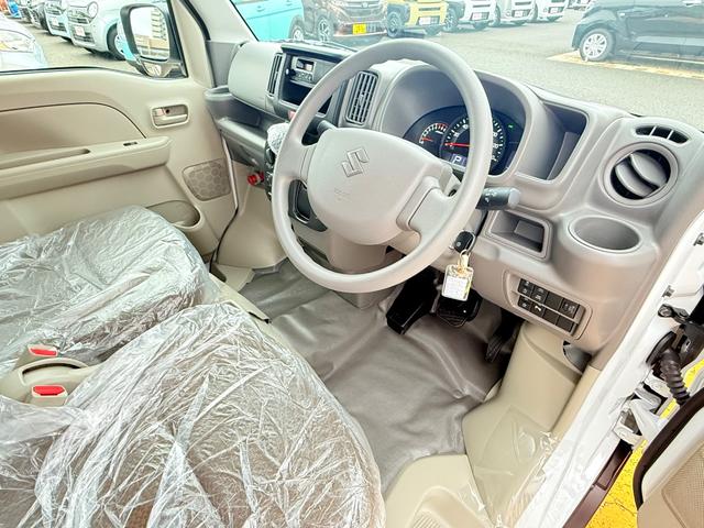 エブリイ ＰＡリミテッド　４ＷＤ　両側スライドドア　クリアランスソナー　レーンアシスト　衝突被害軽減システム　キーレスエントリー　アイドリングストップ　ＣＶＴ　盗難防止システム　ＡＢＳ　ＥＳＣ　衝突安全ボディ　エアコン（28枚目）