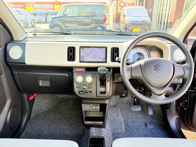アルト L ナビ キーレスエントリー アイドリングストップ シートヒーター CVT 盗難防止システム ABS ESC アルミホイール 衝突安全ボディ エアコン パワーステアリング パワーウィンドウ(28枚目)