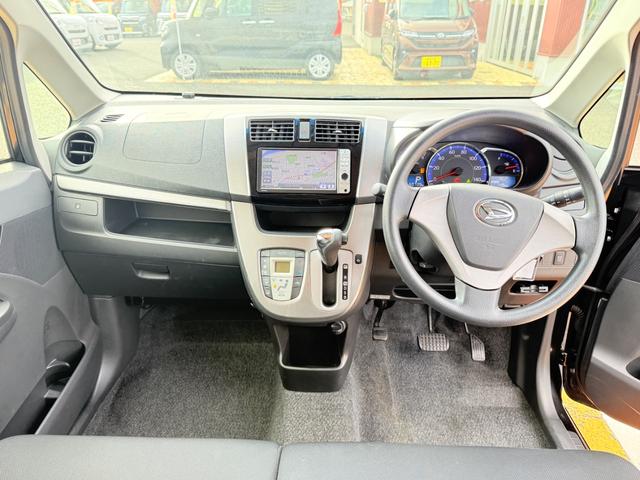 ムーヴ カスタム X ドライブレコーダー ETC ナビ TV スマートキー アイドリングストップ 電動格納ミラー ベンチシート CVT 盗難防止システム ABS Bluetooth アルミホイール 衝突安全ボディ エアコン(4枚目)