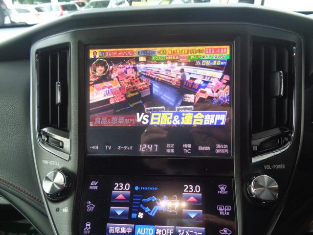 クラウンハイブリッド アスリートＳ　Ｆｏｕｒ　４ＷＤ　ハイブリット　サンルーフ　黒革シート　パワーシート　エンジンスターター　地デジ　バックカメラ　レーンアシスト　衝突軽減装置　純正ナビ（13枚目）
