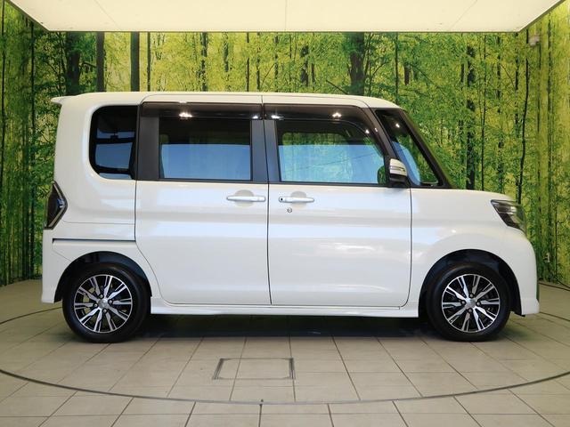 カスタムX トップエディションSAII 純正9型SDナビ 禁煙車 スマートアシスト 電動スライドドア バックカメラ Bluetooth接続 横滑り防止 ETC スマートキー LEDヘッド オートライト オートエアコン ハーフレザーシート(48枚目)