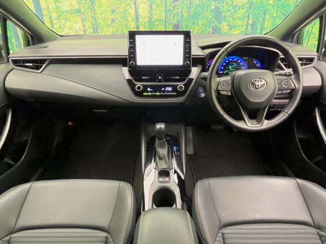 カローラツーリング ハイブリッド ダブルバイビー 9型ディスプレイオーディオ バックカメラ セーフティセンス レーダークルーズ 禁煙車 ハーフレザーシート コーナーセンサー スマートキー LEDヘッド ETC オートハイビーム 純正17インチアルミ(2枚目)