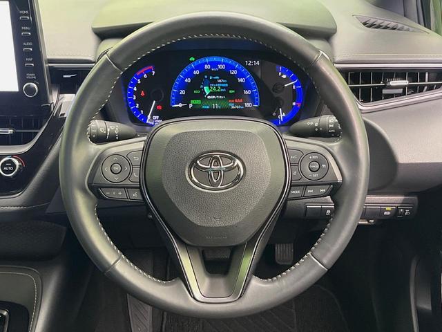 カローラツーリング ハイブリッド ダブルバイビー 9型ディスプレイオーディオ バックカメラ セーフティセンス レーダークルーズ 禁煙車 ハーフレザーシート コーナーセンサー スマートキー LEDヘッド ETC オートハイビーム 純正17インチアルミ(11枚目)