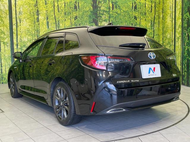 カローラツーリング ハイブリッド ダブルバイビー 9型ディスプレイオーディオ バックカメラ セーフティセンス レーダークルーズ 禁煙車 ハーフレザーシート コーナーセンサー スマートキー LEDヘッド ETC オートハイビーム 純正17インチアルミ(25枚目)