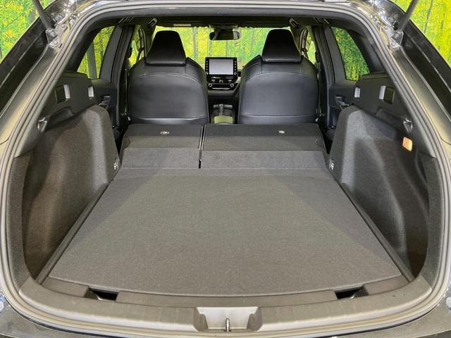 カローラツーリング ハイブリッド ダブルバイビー 9型ディスプレイオーディオ バックカメラ セーフティセンス レーダークルーズ 禁煙車 ハーフレザーシート コーナーセンサー スマートキー LEDヘッド ETC オートハイビーム 純正17インチアルミ(48枚目)