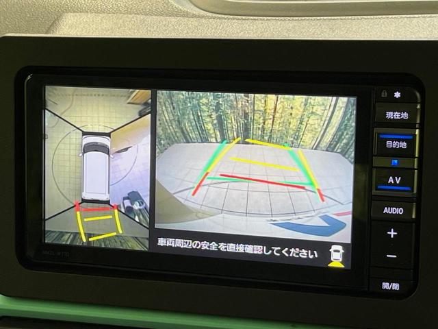 タント Ｘ　両側電動ドア　純正ナビ　全周囲カメラ　スマートアシスト　禁煙車　前席シートヒーター　ドラレコ　コーナーセンサー　スマートキー　ＬＥＤヘッド　ＥＴＣ　オートハイビーム　車線逸脱警報　純正１４インチアルミ（5枚目）