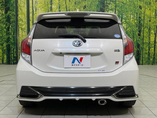 アクア G GRスポーツ・17インチパッケージ ナビ バックカメラ 寒冷地仕様 プリクラッシュセーフティ 禁煙車 ハーフレザーシート スマートキー LEDヘッド クルコン オートハイビーム オートライト オートエアコン 純正17インチアルミ(15枚目)