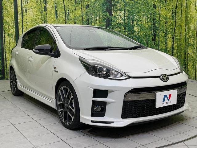 アクア G GRスポーツ・17インチパッケージ ナビ バックカメラ 寒冷地仕様 プリクラッシュセーフティ 禁煙車 ハーフレザーシート スマートキー LEDヘッド クルコン オートハイビーム オートライト オートエアコン 純正17インチアルミ(16枚目)