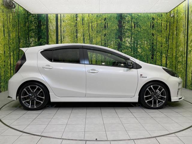 アクア G GRスポーツ・17インチパッケージ ナビ バックカメラ 寒冷地仕様 プリクラッシュセーフティ 禁煙車 ハーフレザーシート スマートキー LEDヘッド クルコン オートハイビーム オートライト オートエアコン 純正17インチアルミ(24枚目)