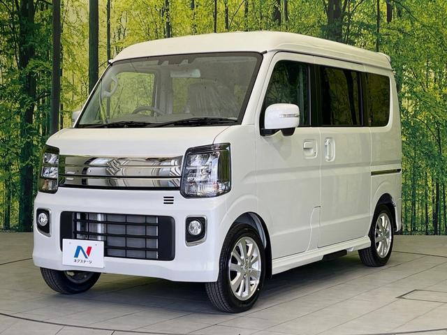 エブリイワゴン ＰＺターボスペシャル　届出済未使用車　両側電動ドア　衝突軽減　シートヒーター　コーナーセンサー　スマートキー　ＬＥＤヘッド　純正１４インチＡＷ　オートハイビーム　車線逸脱警報　誤発進抑制　先行車発進お知らせ　オートライト（27枚目）