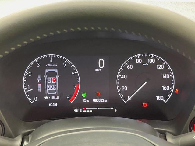 WR-V Z 登録済未使用車 ホンダセンシング レーダークルーズ ハーフレザーシート スマートキー LEDヘッド オートハイビーム 車線逸脱警報 誤発進抑制機能 オートライト オートエアコン 純正17インチAW(53枚目)