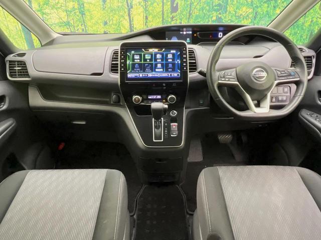 セレナ ハイウェイスターＶ　両側電動ドア　全周囲カメラ　衝突被害軽減システム　プロパイロット　禁煙車　ドラレコ　コーナーセンサー　スマートキー　ＬＥＤヘッド　ナビ連動ＥＴＣ　車線逸脱警報　踏み間違い防止　オートライト　フルセグ（2枚目）