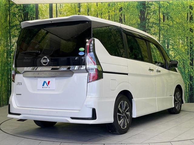 セレナ ハイウェイスターＶ　両側電動ドア　全周囲カメラ　衝突被害軽減システム　プロパイロット　禁煙車　ドラレコ　コーナーセンサー　スマートキー　ＬＥＤヘッド　ナビ連動ＥＴＣ　車線逸脱警報　踏み間違い防止　オートライト　フルセグ（25枚目）