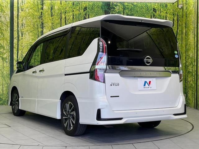 セレナ ハイウェイスターＶ　両側電動ドア　全周囲カメラ　衝突被害軽減システム　プロパイロット　禁煙車　ドラレコ　コーナーセンサー　スマートキー　ＬＥＤヘッド　ナビ連動ＥＴＣ　車線逸脱警報　踏み間違い防止　オートライト　フルセグ（26枚目）