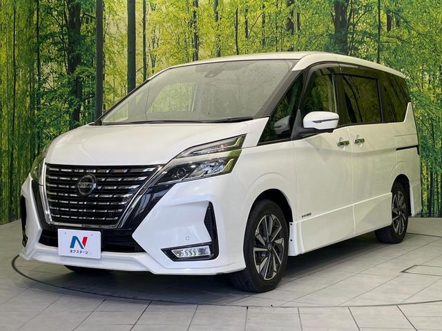 セレナ ハイウェイスターＶ　両側電動ドア　全周囲カメラ　衝突被害軽減システム　プロパイロット　禁煙車　ドラレコ　コーナーセンサー　スマートキー　ＬＥＤヘッド　ナビ連動ＥＴＣ　車線逸脱警報　踏み間違い防止　オートライト　フルセグ（28枚目）