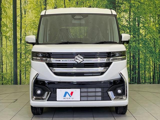 スペーシアカスタム ハイブリッドＧＳ　届出済未使用車　電動スライドドア　セーフティサポート　レーダークルーズ　シートヒーター　スマートキー　ＬＥＤヘッド　オートハイビーム　車線逸脱警報　誤発進抑制機能　発進お知らせ機能　オートライト（14枚目）