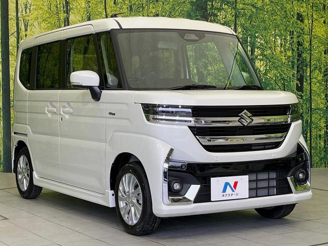 スペーシアカスタム ハイブリッドＧＳ　届出済未使用車　電動スライドドア　セーフティサポート　レーダークルーズ　シートヒーター　スマートキー　ＬＥＤヘッド　オートハイビーム　車線逸脱警報　誤発進抑制機能　発進お知らせ機能　オートライト（16枚目）