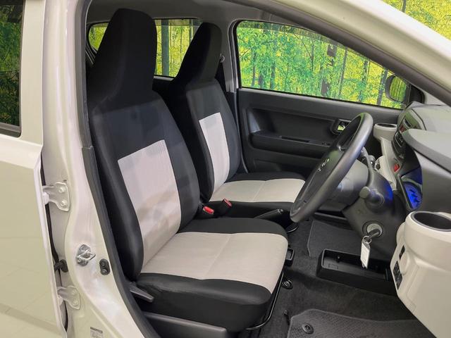 ミライース Ｘ　ＳＡＩＩＩ　スマートアシスト３　禁煙車　コーナーセンサー　ＬＥＤヘッド　ＥＴＣ　オートハイビーム　車線逸脱警報　誤発進抑制制御機能　先行車発進お知らせ機能　ＣＤ再生　アイドリングストップ　電動格納ミラー　盗難防止（8枚目）