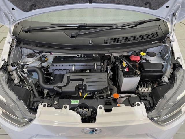 ミライース Ｘ　ＳＡＩＩＩ　スマートアシスト３　禁煙車　コーナーセンサー　ＬＥＤヘッド　ＥＴＣ　オートハイビーム　車線逸脱警報　誤発進抑制制御機能　先行車発進お知らせ機能　ＣＤ再生　アイドリングストップ　電動格納ミラー　盗難防止（18枚目）