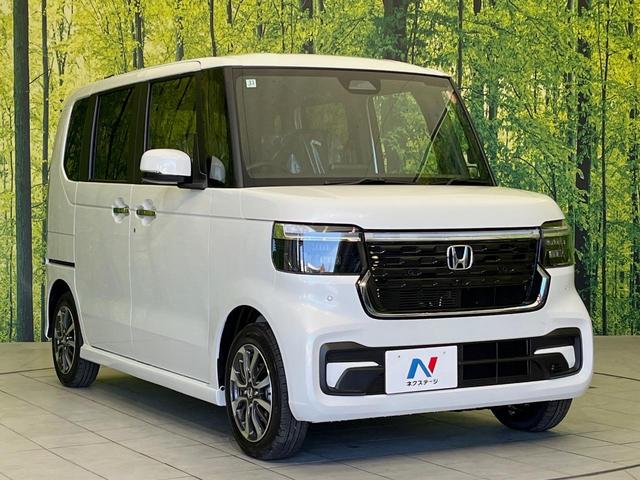 Ｎ－ＢＯＸカスタム ベースグレード　届出済未使用車　両側電動ドア　衝突軽減装置　アダプティブクルーズ　シートヒーター　コーナーセンサー　スマートキー　ＬＥＤヘッドライト　オートハイビーム　車線逸脱警報　誤発進抑制機能　純正１４インチＡＷ（16枚目）