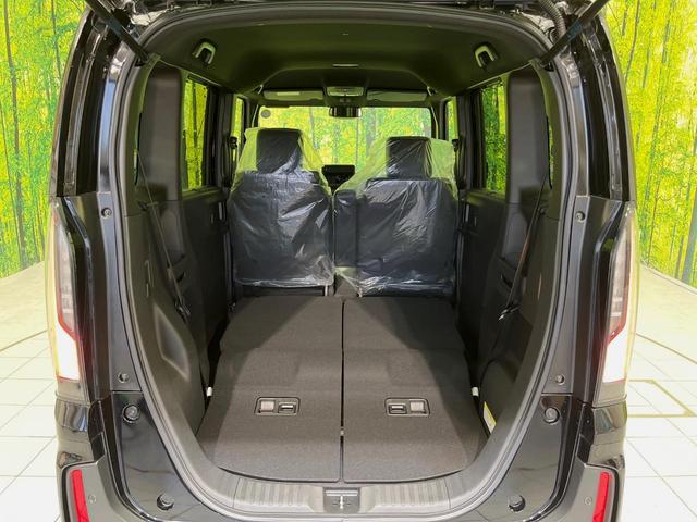 N-BOXカスタム ベースグレード 届出済未使用車 電動スライドドア 衝突軽減装置 アダプティブクルーズ シートヒーター コーナーセンサー スマートキー LEDヘッド オートハイビーム 車線逸脱警報 誤発進抑制機能 純正14インチAW(45枚目)