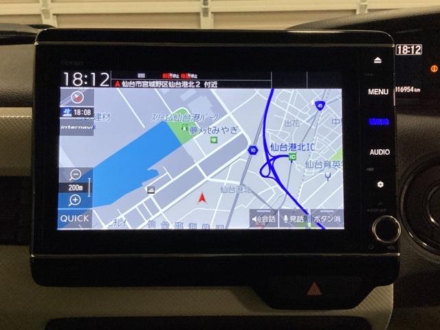 Ｎ－ＢＯＸ Ｇ・Ｌターボホンダセンシング　ドライブレコーダー前後装備車　光触媒抗菌消臭施工済　Ｗ電動ドア　ナビＴＶ　リアカメラ　衝突軽減ブレーキ　クルコン　地デジ　フルタイム４ＷＤ　ＬＥＤライト　ＵＳＢ　パワーウィンドウ　ドラレコ　エアコン（6枚目）