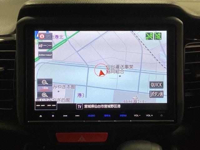 Ｎ－ＢＯＸカスタム ＧターボＳＳブラックスタイルパッケージ　光触媒抗菌消臭施工済　カーテンエアバック　ナビＴＶ　バックモニター　地デジＴＶ　前席シートヒーター　盗難防止システム　横滑り防止　ＤＶＤ　キーレス　パワステ　Ｉ－ＳＴＯＰ　エアコン　ターボ　ＡＢＳ（6枚目）