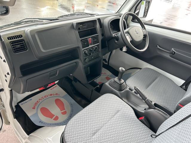 キャリイトラック ＫＣエアコンパワステ　４ＷＤ　マニュアル車　ＦＭ／ＡＭラジオ　マニュアルエアコン　荷台マット　スペアキー　保証付販売車（40枚目）