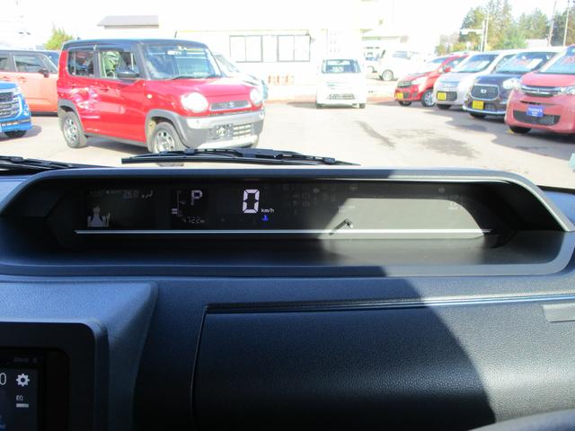 視認性の良いスピードメーターで夜も見やすく表示されますので夜道も安心ですね。