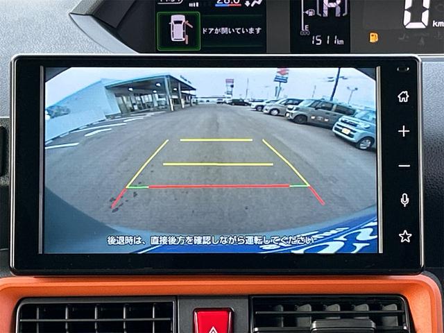 タント ファンクロスターボ　４ＷＤ　純正ディスプレイオーディオ　バックカメラ　フルセグＴＶ　Ｂｌｕｅｔｏｏｔｈ　両側パワースライドドア　シートヒーター　オートライト　衝突被害軽減システム　アイドリングストップ　横滑り防止機能　盗難防止システム（10枚目）